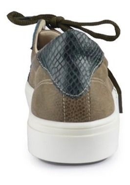 Imagen 7 de 9 de Zapatillas Urbanas De Mujer De Cuero Claude - Ferraro