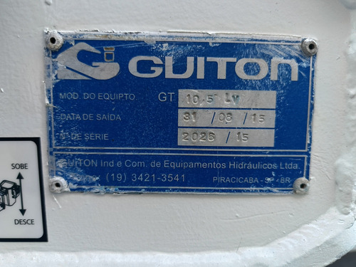 Vw 8.160 Ano 2015 Equipado Com Cesto Aéreo Guiton Mod 10.5