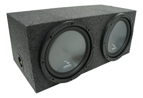 Caja De Subwoofer Dual 12  Rearfire Para Autom