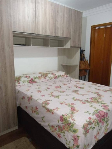 Apartamento Com 2 Dormitórios À Venda, 54 M² Por R$ 365.000,00 - Campestre - Santo André/sp - Ap8562
