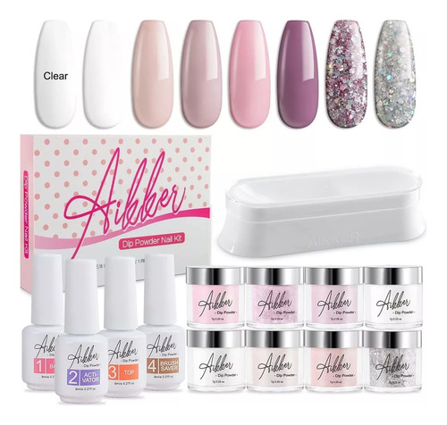 Kit Manicura Aikker 8 Colores 