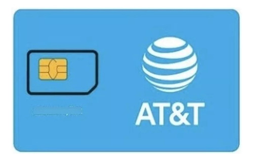 Chip Sim Att At&t Lada Monterrey Con 100 Saldo