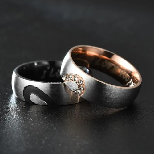 Anillo De Pareja - I Love You X2