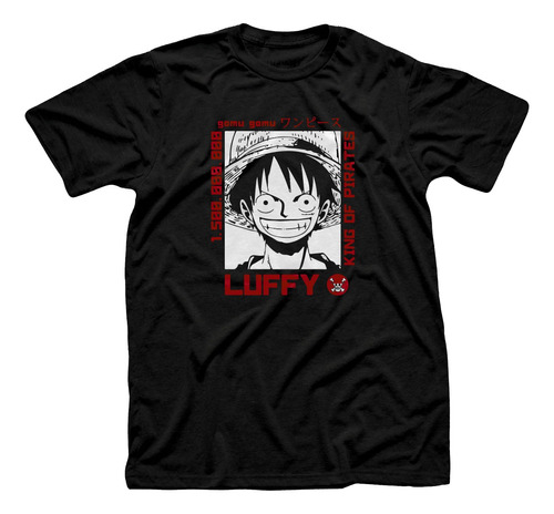 Remera Unisex Algodon Manga Anime One Piece Luffy Diseño 03