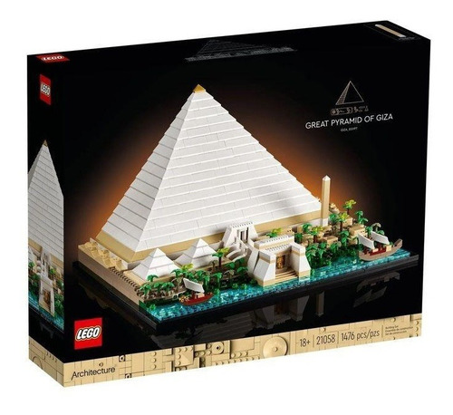 Bloques para armar Lego Architecture 21058 1476 piezas  en  caja