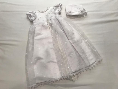 Vestido Ropa Para Bautizo De Niña Con Gorro Comprado En Eeuu