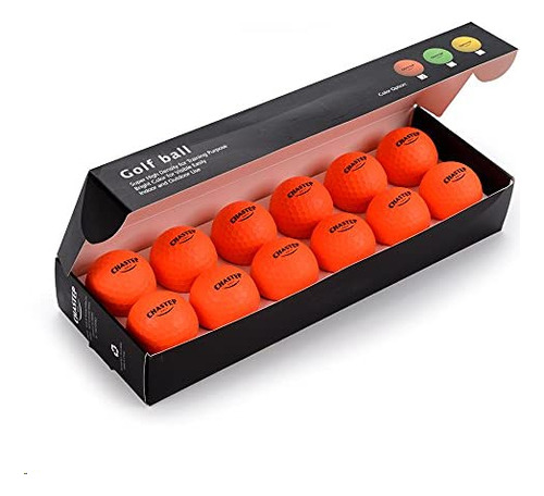 Chastep Pelota Golf Espuma Practica 1.68  Para Interior Alta