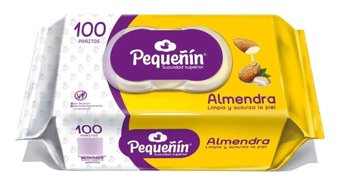 Pañitos Humedos Pequeñin X 100 Almendra