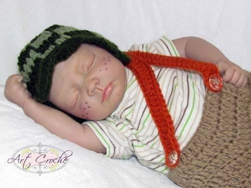 Imagem 2 de 6 de Conjunto Newborn Chaves - Fantasia Chapeu Acessorio