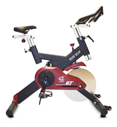 Imagen 1 de 8 de Bicicleta De Spinning Indoor Mir Disco 18 Kg Prof Gym 150 Kg