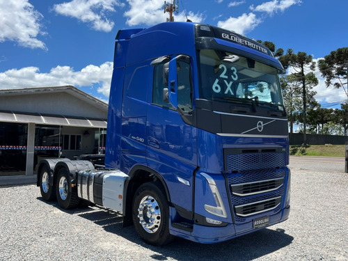 Volvo Fh 540 6x4 Ano 2023/2023 Azul Susp. Mola Pacote Ec Fh