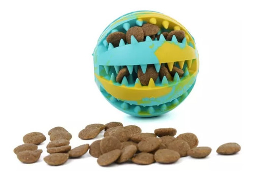 Imagen 5 de 5 de Portu Pets Play & Brush Pelota Dental Para Perros Médium 6cm