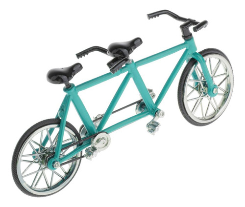 Aleación 1:16 Tandem Bike Modelo Réplica De Juguetes De