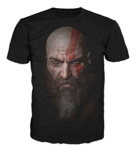 Camiseta God Of War Kratos Atreus Juego  Exclusiva Premium