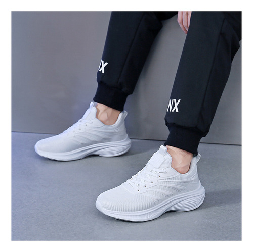 Zapatos Unisex Correr Tenis Amortiguación Cómodo Antidesliza