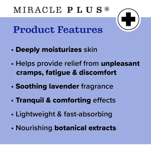 Crema De Magnesio Miracle Plus Leg Relief, Loción Herbal De