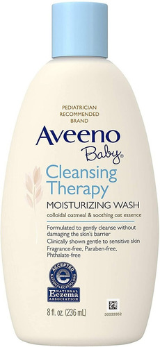 Aveeno Baby Limpieza Terapia Hidratante Wash, Avena Colloid.