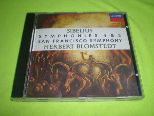 Sibelius / Symphonies 4 & 5 Cd Sello London Made In Usa (35)