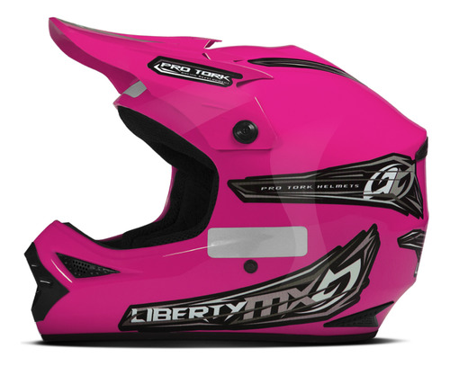 Capacete Off Road Pro Tork Liberty Mx Pro Piloto Motocross