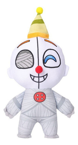 / Muñeco De Peluche Payaso Blanco Con Sombrero