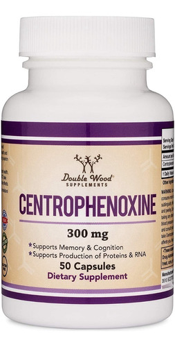 Centrofenoxina 300 Mg, 50 Caps, Double Woods,