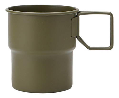 Taza Portátil De Acero Inoxidable Con Mango Plegable