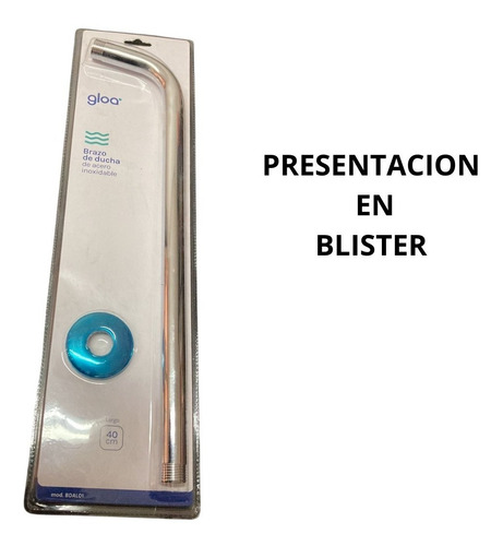 Imagen 7 de 10 de Ducha Redonda 20cm Acero Inox Acople 1/2 +brazo Inox 40 Cm