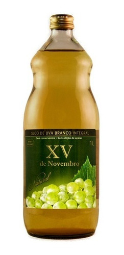 Suco De Uva Branco 1l - Xv De Novembro