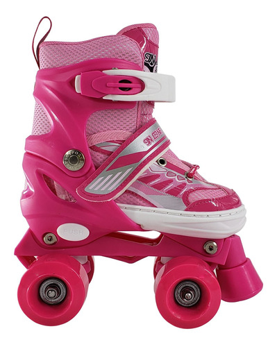 Patin Artístico Patines Bota 4 Ruedas Extensibles Talle 34 A