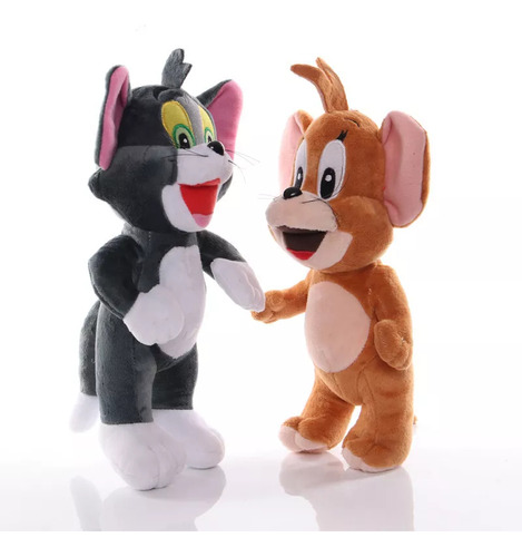 Muñeco De Peluche Tom Cat Jerry, Gato Y Ratón, 2 Piezas