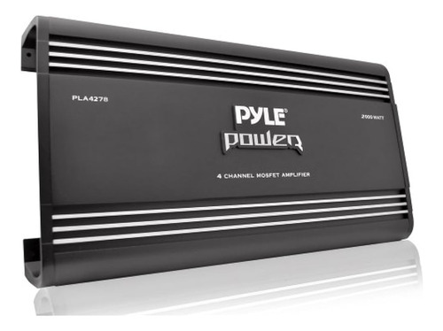 Pyle Pla Bridgeable Amplificador Mosfet Negro