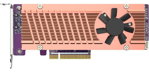 Placa De Expansion Dual-m2 Ssd Pcie Gen3 X4 Nvme P/ Pc Qnap