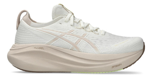 Zapatillas Asics Gel-nimbus 27 Cream/mineral Beige Mujer