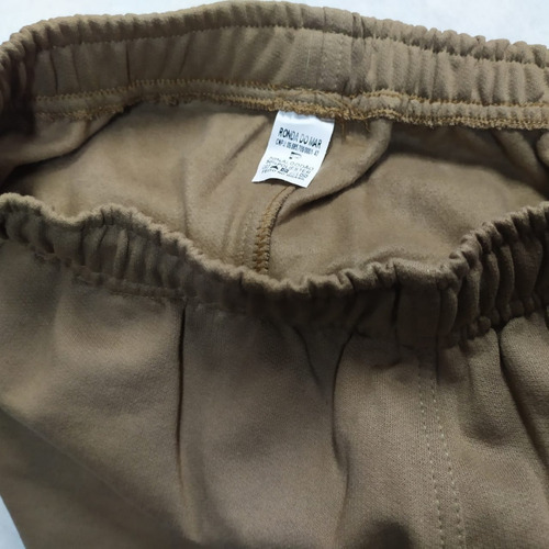 Imagem 3 de 3 de Calça Moletom Plus Size Caqui Cdp Preso Presidiário G1 G2 G3