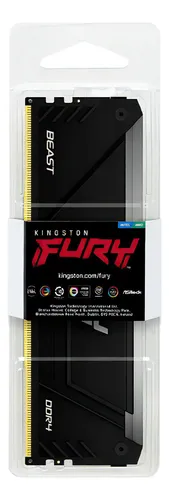 Memoria Ram Kingston Fury Beast 8gb Ddr4 Rgb 3200mhz