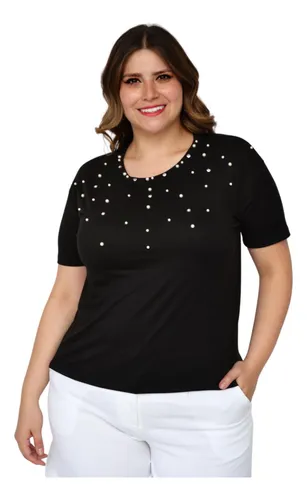 Blusas con pedreria de moda sale