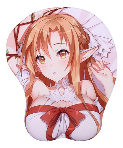 Sword Art Online Asuna 3d Anime Mouse Pads Con Resto Gaming.