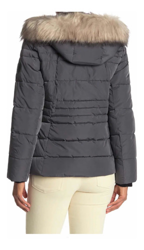 Chamarra Para Dama Dkny Talla Chica Gris Nueva Y Original