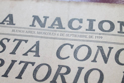Lote 31 Diarios Antiguos La Nacion Segunda Guerra Mundial