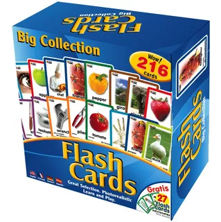 Flash Cards Inglés Francés Alemán 243 Tarjetas Envio Gratis*