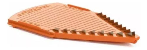 Placa Cortadora Mandolinas Borner 4,5mm V3 / V6 Repuesto Color Naranja