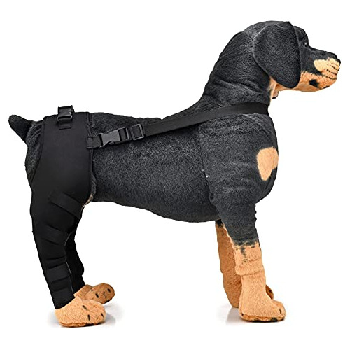 Tirantes Soportes Patas Traseras Perro Con Apoyo Negra Xs