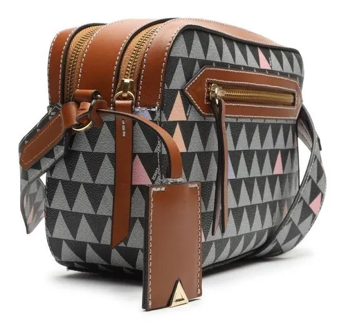 Bolsa Schutz Crossbody Lili Triangle Black Preta