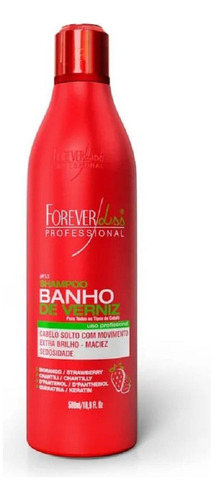 Forever Liss Escova Semi 2l E Shampoo Morango 2 Unid 500ml