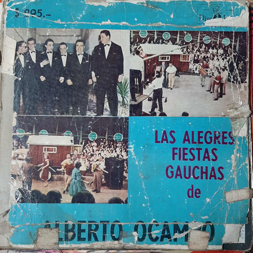 Vinilo Microsurco Alberto Ocampo Alegres Fiestas Gauchas Vm1