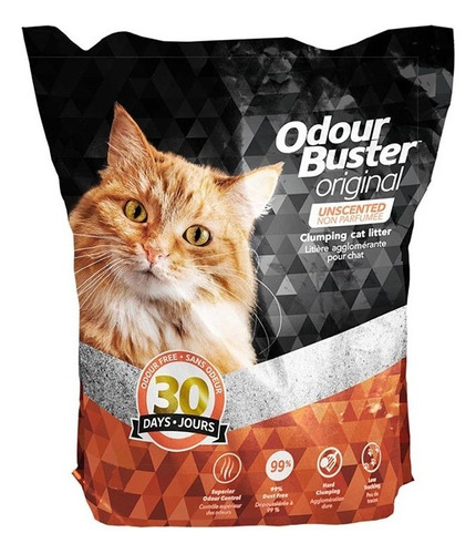 Odour Buster Arena Para Gatos 14 Kg x 14kg de peso neto