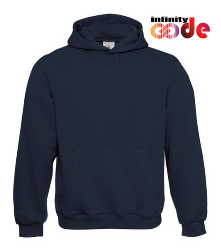 Polerón Canguro Hoodie Hombre Mujer Para Estampar Algodón