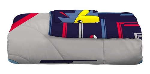 Colcha Pokemon Con Licencia Original Reversible Twin/full