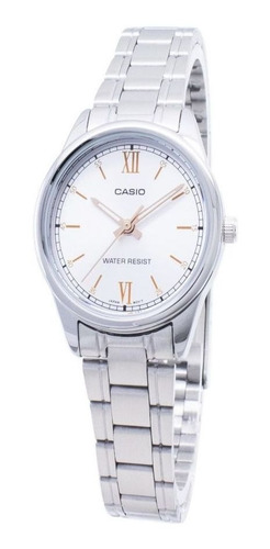 Reloj Casio Ltp-v005d-7b2 Plateado Mujer