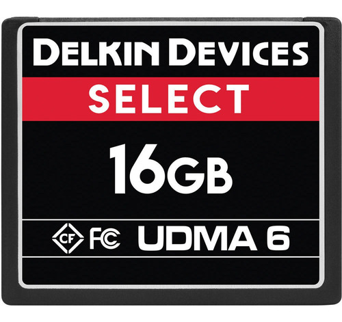 Delkin Devices 16gb Select Udma 6 Compactflash Memory Card